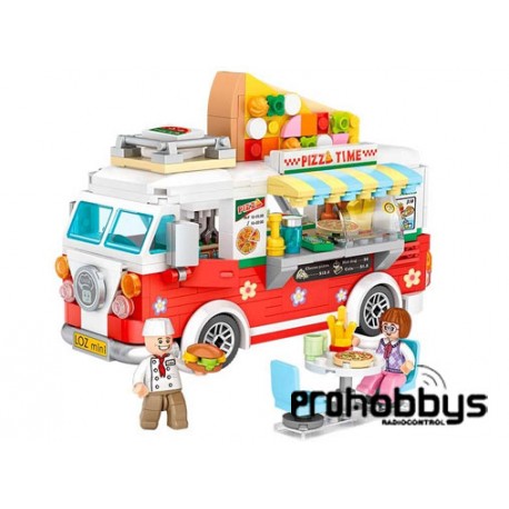 Furgoneta Pizza Truck Loz 491 piezas