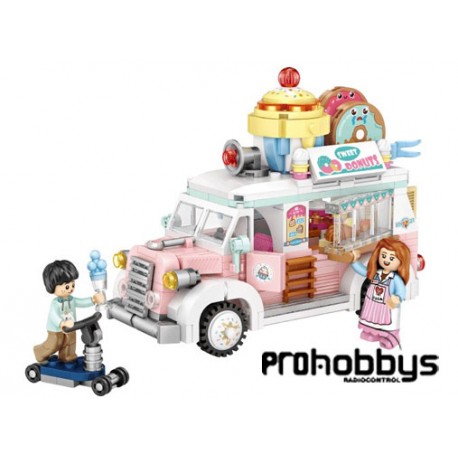 Furgoneta Dessert Truck 582 piezas Loz