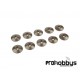 Arandela cónica marrón 3x15mm (10 uds) Corally