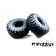 Ruedas Crawler 1.9" con espumas Diámetro 120mm (2 uds) Absima