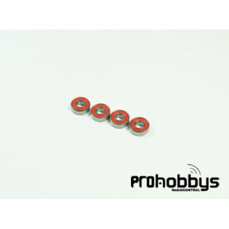 Rodamientos 5x13x4mm (Red Rubber Case) Sworkz