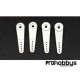 Brazo de servo largo 38mm JR 23T (4uds)
