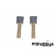 Adaptador banana de 5 a banana de 4mm (2 uds)