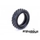 Neumáticos delanteros 1/!0 2WD Cut Stagger-Low Profile- yellow Schumacher