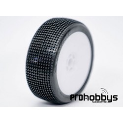Ruedas 1/8 Buggy Storm (Medium Soft) Premontadas Ogo