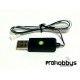 Cargador USB LiPo 3,7V conector blanco