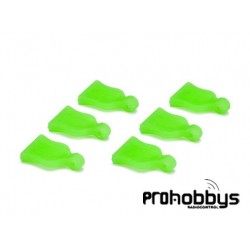 Tirador para clips carrocería verde (6 uds)
