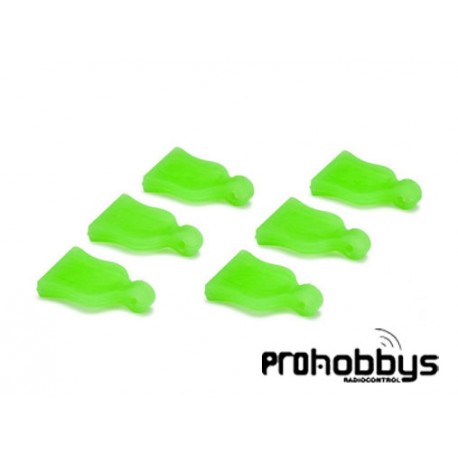 Tirador para clips carrocería verde (6 uds)