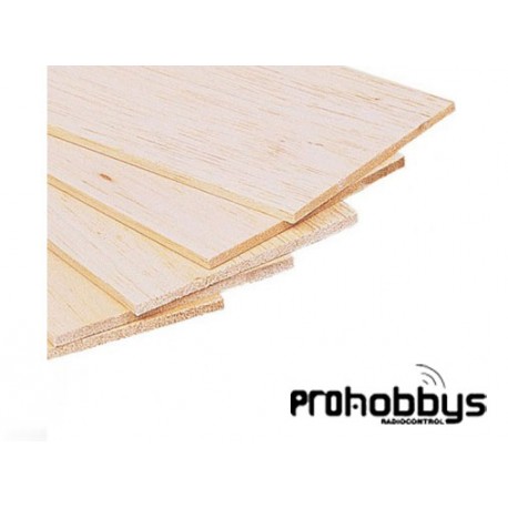Chapa de balsa 1 x 100 x 1000mm