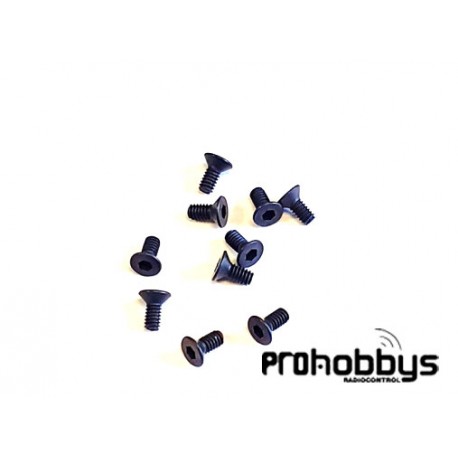 Tornilo allen M2,0x4,6mm cabeza cónica (10uds) Sworkz