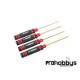 Juego destornilladores allen 1,5 / 2,0 / 2,5 / 3,0mm Team Corally