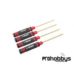 Juego destornilladores allen 1,5 / 2,0 / 2,5 / 3,0mm Team Corally