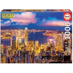 Puzle de 1000 piezas Hong Kong Neon Educa