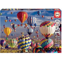 Puzle de 1500 piezas Globos aerostáticos Educa