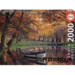 Puzle de 2000 piezas Barca en el lago Educa
