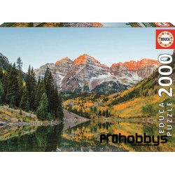 Puzle de 2000 piezas Maroon Bells Estados Unidos Educa