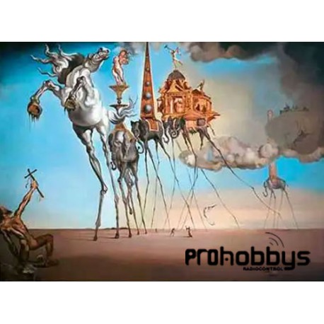 Puzle de 1000 piezas La Tentation de Saint Antoine, Salvador Dalí Editions Ricordi