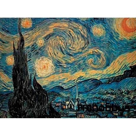 Puzle de 1500 piezas Noche estrellada Van Gogh Editions Ricordi