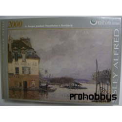 Puzle de 2000 piezas La barque pendant l´inondation a Port-Marly, Sisley Alfred EditionsRacordi