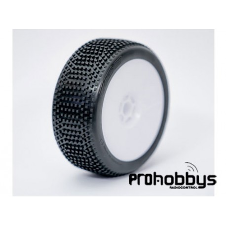 Ruedas 1/8 Buggy Tide (Medium Soft) Premontadas Ogo
