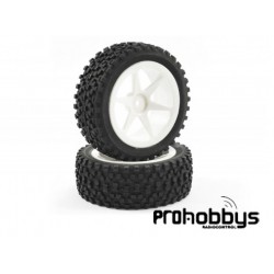 Ruedas Buggy 1/10 delanteras Cuboid 6 radios Fastrax