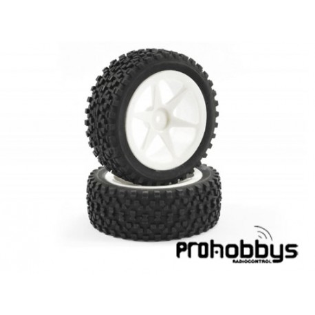 Ruedas Buggy 1/10 delanteras Cuboid 6 radios Fastrax