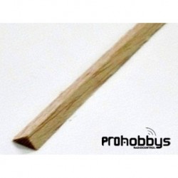 Listón triangular Balsa 4x4mm 1 metro