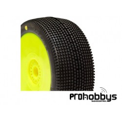 Neumáticos con Llanta Procircuit Adictive V2 C3 (Medium) Llanta amarilla (2 uds)