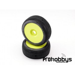 Neumáticos con Llanta Procircuit Claymore V2 C3 (Medium) Llanta amarilla (2 uds)
