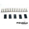 Conector oro macho servo (5 uds)