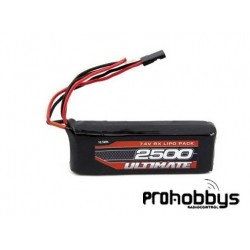 Batería LiPo plana receptor 7,4V 2500mAh Ultimate