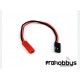 Adaptador Bec hembra a Futaba macho (10cm)