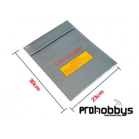 Bolsa de seguridad baterías de LiPo 230x300mm