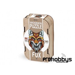 Puzzle Zorro (M) 141 piezas en caja de madera EWA
