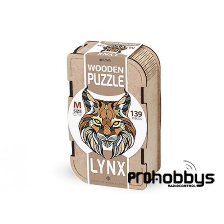 Puzzle Lince (M) 139 piezas en caja de madera EWA