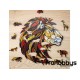 Puzzle León (S) 80 piezas en caja de madera EWA