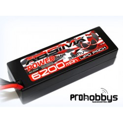 Batería Lipo 11,1 V 6200mAh 60C Xt90 carcasa dura Power Tank