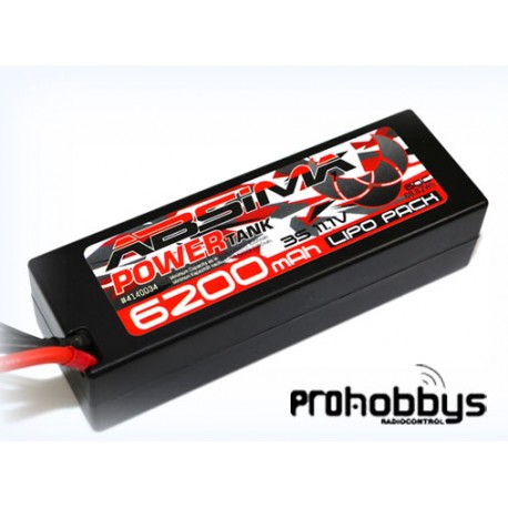 Batería Lipo 11,1 V 6200mAh 60C Xt90 carcasa dura Power Tank