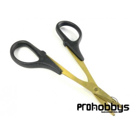 Tijeras curvadas para lexan "Titanium coted"