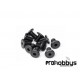 Tornillos allen cabeza plana M5 x 8mm (10 uds) HB Racing