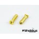 Conector banana 5mm 90ª macho (2 uds) Ultimate