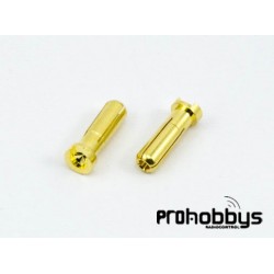 Conector banana 5mm 90ª macho (2 uds) Ultimate