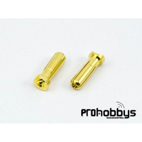 Conector banana 5mm 90ª macho (2 uds) Ultimate