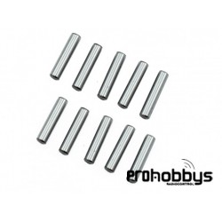 Pins 3x13,8mm Acero Cromado (10 uds) Ultimate