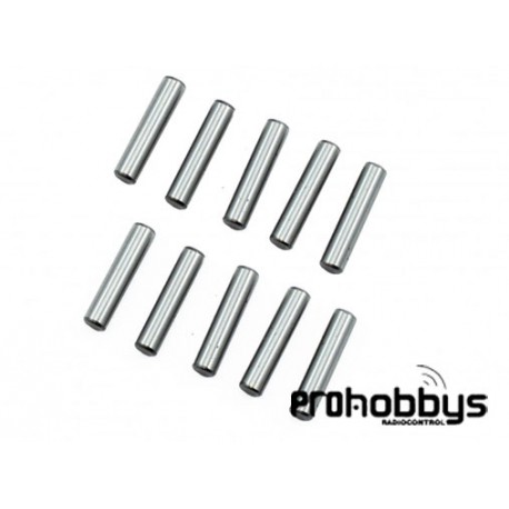 Pins 3x13,8mm Acero Cromado (10 uds) Ultimate