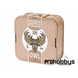 Puzzle Büho (L) 230 piezas en caja de madera EWA