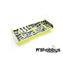 Alerón Buggy-Truggy 1/8 Bittydesign amarillo