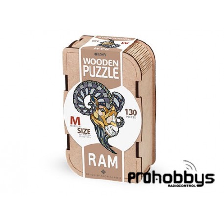Puzzle Cabra (M) 130 piezas en caja de madera EWA