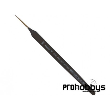 Pincel marta Roja Triangular 6/0