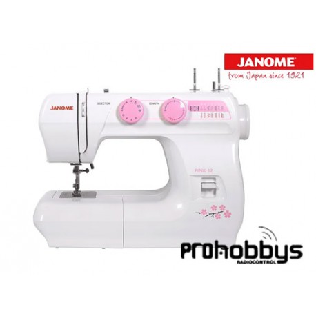 Máquina de coser doméstica Janome Pink 12